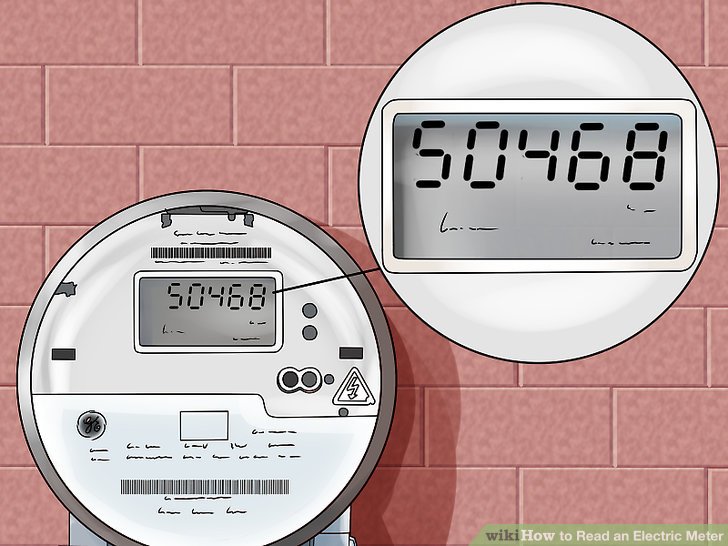 Meter electric read ami digital reading step basics technology part wikihow